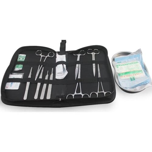 Surgical suture training kit debridement training instrument kit needle holder skin suture model set