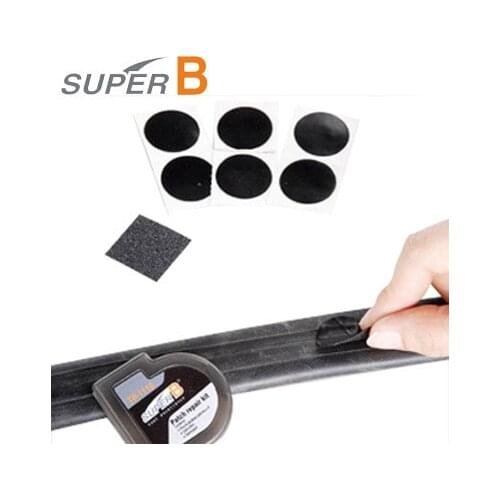 Super B TB-1118 Bicycle Inner Tire Glueless Patches/No Glue Fast Repair Tools/Patch Repair Kits/ Bike Bicycle repair Tools