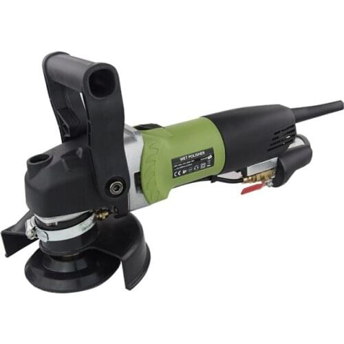 New 220v 800w Industrial-grade Adjustable Marble water mill Stone polishing machine Wet Polisher Granite with Polishing Pads