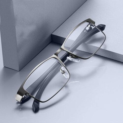 New Fashion Style Comfortable Light-weight Reading Glasses Anti-blue Light Durable Presbyopic Optical Glasses for Business
