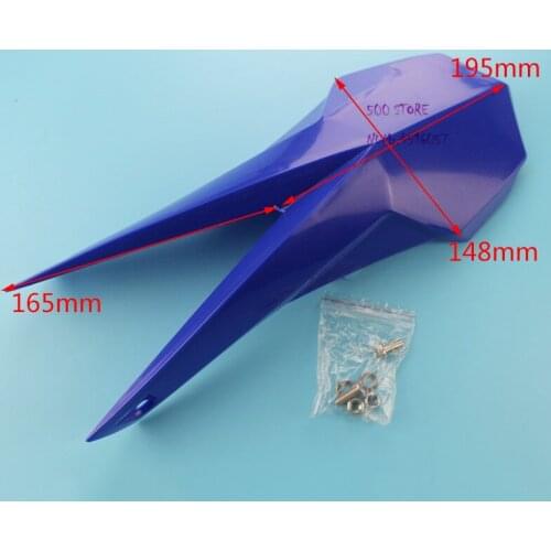 New Blue Plastic Universal Motorcycle Rear Fenders Dirt Bike Motocross Mudguards Protector for CRF YZF KTM RMZ Motorbike