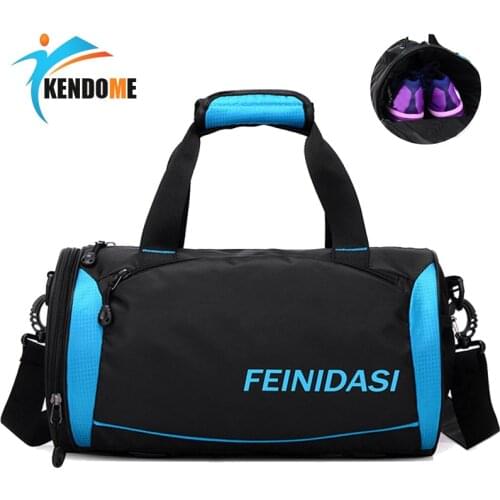Hot High Quality Men Gym Bags For Training Waterproof Basketball Fitness Outdoor Sports Bag With independent Shoes Storage