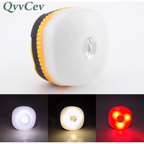 Super Mini Powerful Camping lamp Portable night light Bright LED 4 Modes Tent Emergency Light Lamp Hiking Camp Lantern Outdoor