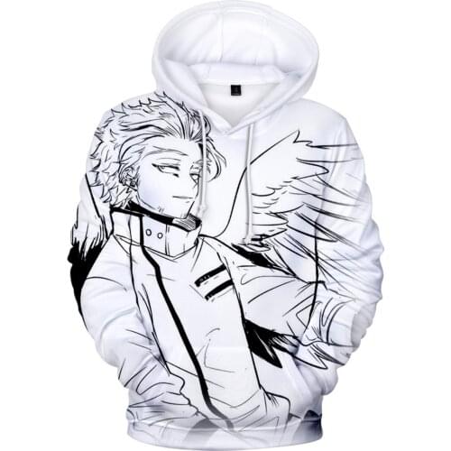 My Hero Academia Bakugo Hoodies Hawks cosplay Pullover Casual Letter Printing Hooded Streetswear Boys/girls Sweatshirt Kids Tops