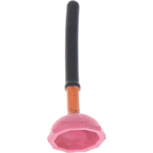 1:12 Dollhouse Miniature Mini Toilet Plungers Model Bathroom Decor Accessories Clean Tools Dollhouse Decoration Accessories