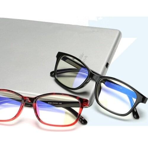 2 Colors Gaming Glasses Anti Blue Light Anti Fatigue Glare Clear Lens Full Frame Eyewear Computer Game Goggles