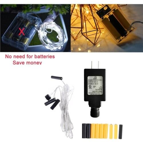 3in1 LR6 LR03 AA AAA Battery Power Supply Adapter Replace 2x AA + 1xAAA Battery Eliminator for Christmas LED Light Toys