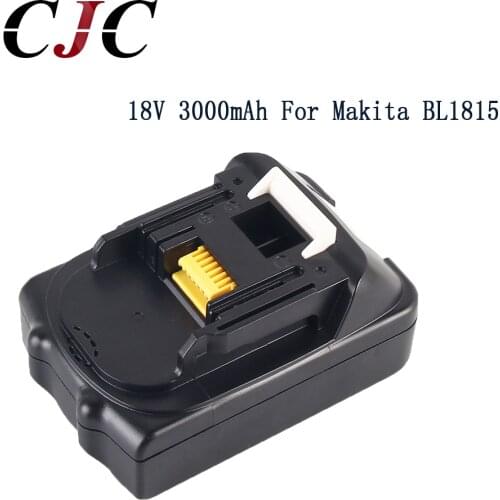 18V 3000mAh Li-ion B1830 Rechargeable Battery for Makita BL1815 BL1830 BL1835 194205-3 194309-1 Replacement Power Tool Battery