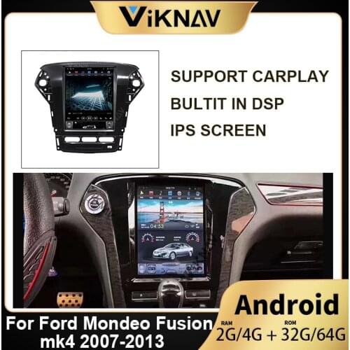 Android Car Radio for Ford Mondeo Fusion mk4 2007-2013 Car Multimedia Player touch Screen Stereo Receiver GPS Navigation