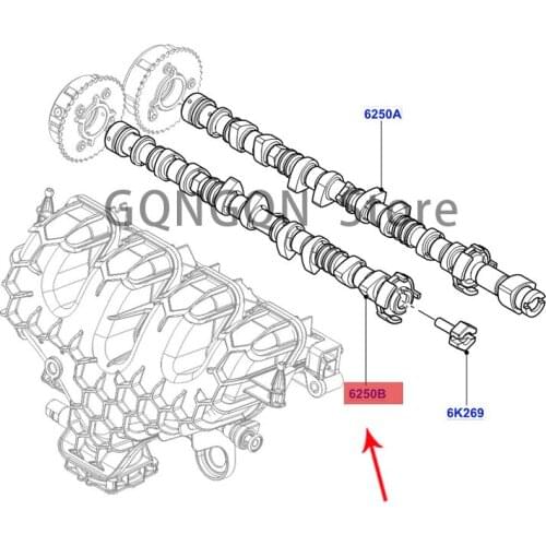 CAR intake camshaft 2006-2021lan dro ve rfr eel and er 2ra nge rov ere voq ue Camshaft Engine timing gear sprocket Eccentric sha
