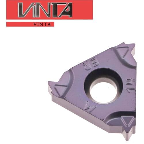 Free shipping external threading turning insert 16IRM AG60 IC908 thread 1.4mm turning tool CNC tungsten carbide cutting tools