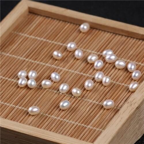 AAA smooth good quality 4-5mm Freshwater rice Pearl Loose Beads for making bracelet