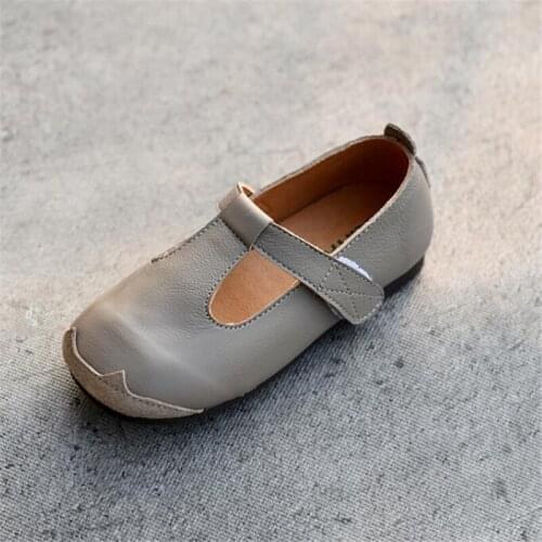 Kids Shoes for Girls Boys Sneakers Minimallist Genuine Leather Children Shoes Denim Running Sport Baby Sneakers Boys Shoes