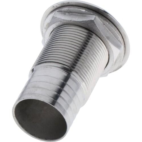 Stainless Steel Boat Thru Hull Fitting for Boat Yacht Accessory Parts 1/4"
