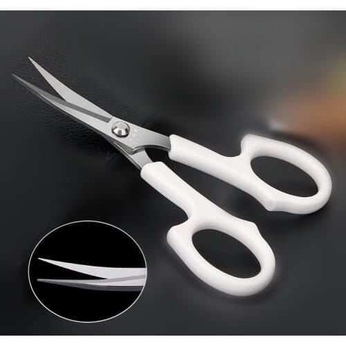 Curved Scissors Embroidery for Needlework Angled Cutting Head Up Scissor Fabric Cross Stitch Tailor Scissor Tools Sewing Shears