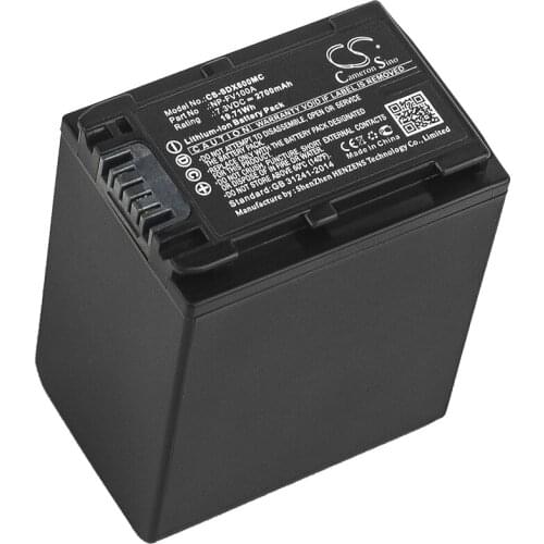 Cameron Sino Camera Replacement Li-ion Battery 2700mAh For NP-FV100A Canon FDR-AX33, FDR-AX40, Free Tools