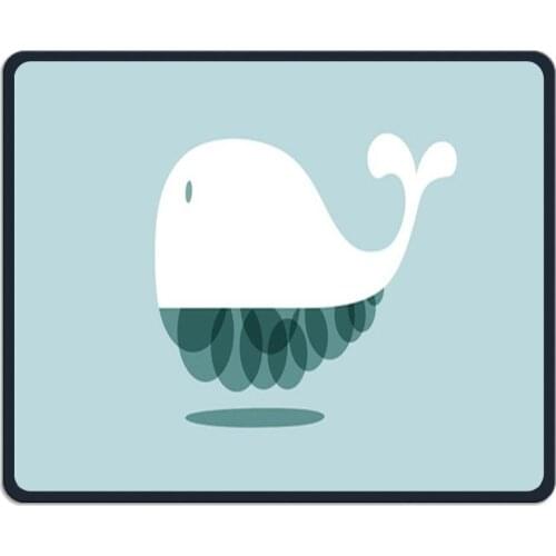 Mouse Pad Cartoon Ocean Whale Fish Office Rectangle Non-Slip Rubber Mousepad Retro Gaming Mouse Mat