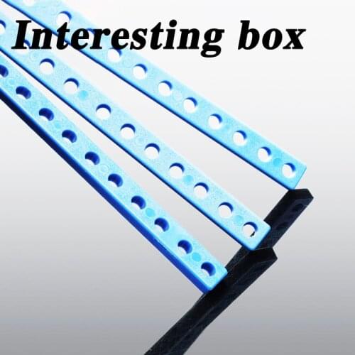 Connecting rod fixing rod 126*9*4mm model material round hole plastic strip 1118