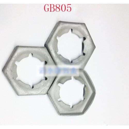 M8 M10 M12 M14 M16 M22 M24 M30 Car Lock Nuts Fasten Nut Self-locking Nutted GB805 Hot Dip Galvanized