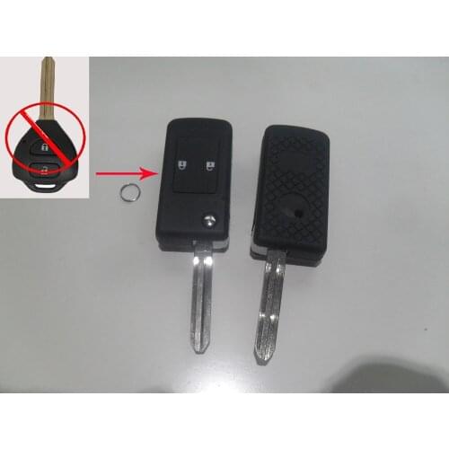 2 Buttons Modified Blank Flip Remote Key Shell For Toyota Corolla FOB Keyless Blank Case