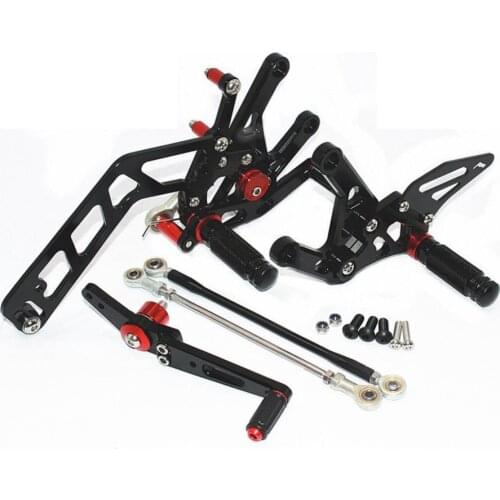 Motorcycle Adjustable Rider Rearset For Yamaha MT-10 FZ-10 2016-2018 CNC Aluminum Foot Pegs Pedal Footrest