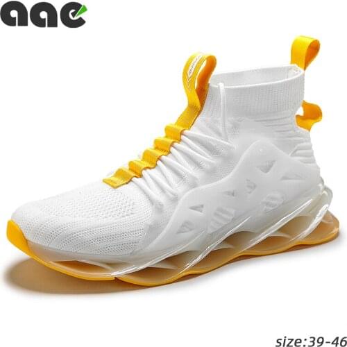 2020 Shoes Men Sneakers New Blade Shoes for Men Big Size 39-46 Mesh Comfortable Running Shoes Mens Casual Shoes Chaussure Homme