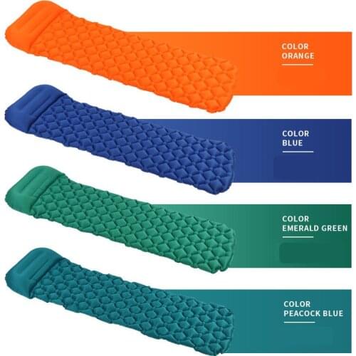 Outdoor Inflatable Cushion Air Bed Camping Portable Automatic Inflatable Mattress Moisture-Proof Tent Pad Blanket Trekking X458A