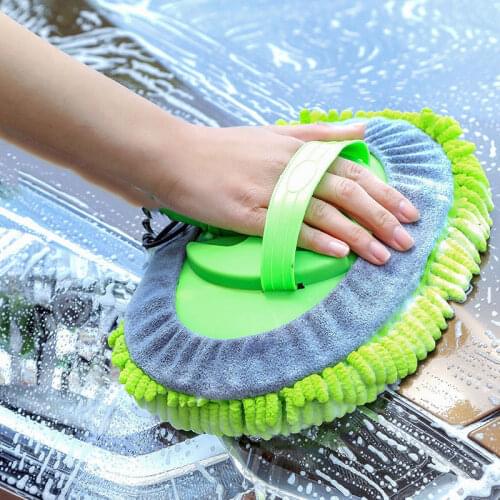 NEW Car Wash Brush Chenille Broom Super absorbent Hand held Cleaning Tool Window Wash brushes Soft Dust Wax Mop Auto Accessories