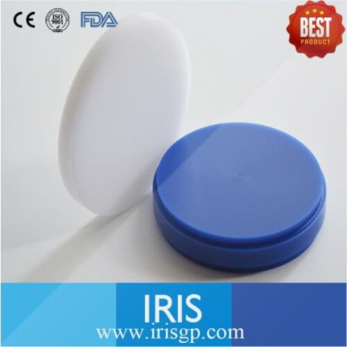 OD98*20mm 6 pcs Best Price Open System CAD/CAM System Blue&White Dental Wax Block/ Disc for Dental Labs Free Shipping