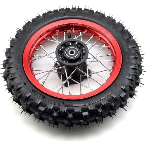 10" 2.50-10 tyre & wheel Rim Front Alu Wheel Tire For Trail Off Road MOTOCROSS 50cc 70cc 90cc 110cc