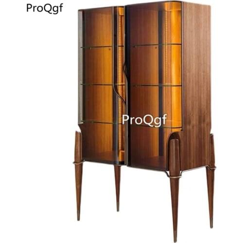 Prodgf 1Pcs A Set Italian Style Shining Dining Room Wine Cabinet