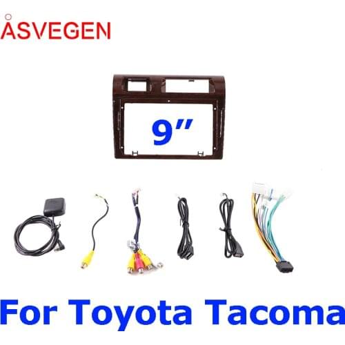 9" Car Radio Fascia Frame For Toyata Tacoma Car Dvd Frame Install Panel Dash Mount Installation Dashboard
