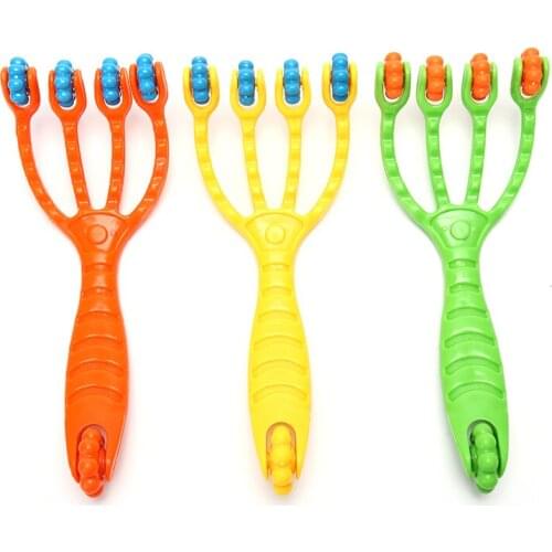 Octopus Scalp Stress Relax Spa Healing Scalp Brush Five Finger Massager for Head Body Relax Ball Comb Head Massager Neck Massage