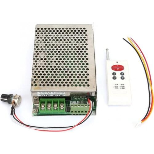 Motor Speed Controller Wireless Remote Control DC Motor Governor Speed Controller 12V/24V/30V 30A Forward and Reverse