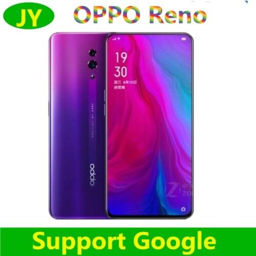 NEW OPPO Reno Global rom 6.4 inch Qualcomm710 Support NFC 2340*1080 Octa Core 3 Cameras 48MP+5MP 3765mAh Fingerprint ID