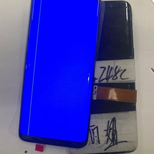 Dead pixels Line S10+ Plus AMOLED Test For Samsung Galaxy S10 Plus Touch Screen Digitizer LCD Display For Samsung S10 S10e Plus