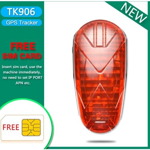 Bike GPS Tracker TK906 300 Hours Standby Waterproof LED Tail Light Emergency Tracking Historical Route Checking Device Locator