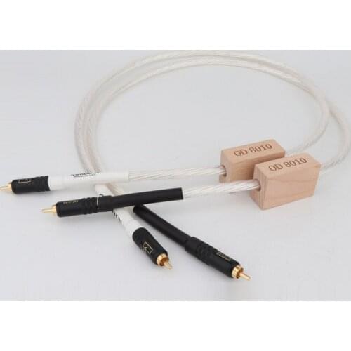 Pair ODIN High quality Digital cable Coaxial RCA Audio Cable RCA To RCA wire with WBT-0144 RCA plug connector