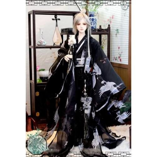 1/4 1/3 BJD Accessories Clothes Chinese Hanfu Ancient Costume Dress Samurai Outfit For BJD/SD SSDF ID75 Strong Uncle 80cm Doll