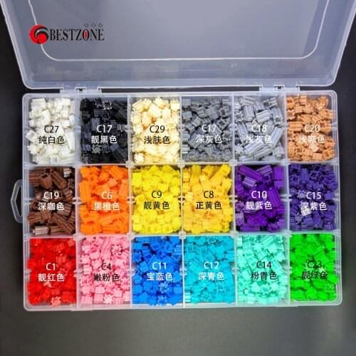 18 Color 2700 Pcs Box Packed 8*8mm Mini Diamond Building Blocks Micro DIY Creative Bricks