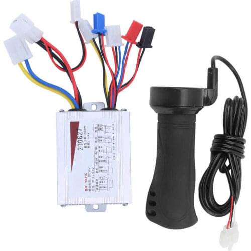 36V 350W / 48V 800W / 12V 500W Electric Bicycle Controller Lengthen Cable Throttle Grip Set Electric Bicycle E-bike Accessories
