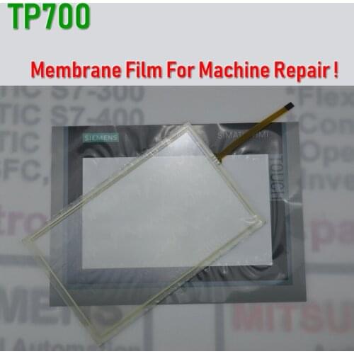 6AV2124-0GC01-0AA0 TP700 Membrane Film+Touch Glass for SIMATIC HMI Panel repair~do it yourself, Have in stock