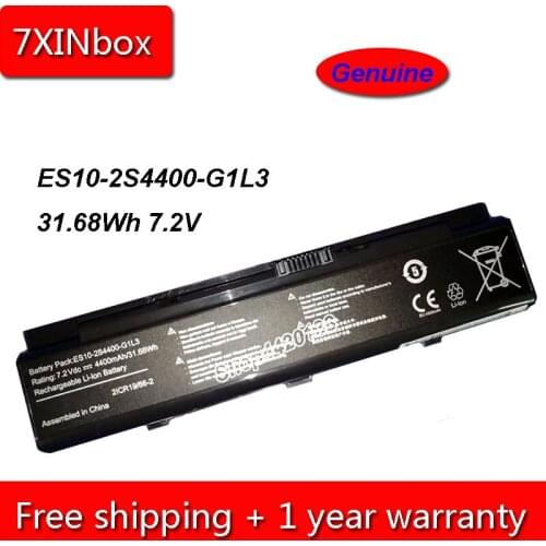 7XINbox 31.68Wh 4400mAh 7.2V Genuine ES10-2S4400-G1L3 Laptop Battery For ES10-2S4400-G1L3 2ICR19/66-2 Series Tablet