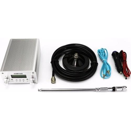 Free Shipping NIO-T6A 1W/6W Transmissor FM PLL Broadcasting Radio 76Mhz to 108MHz Adjustable