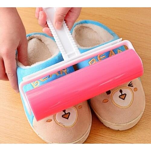 1PC Big Remover Washable Brush Fluff Cleaner Sticky Picker Lint Roller Carpet Dust Pet Hair Clothes Reusable Home Tools LF 073