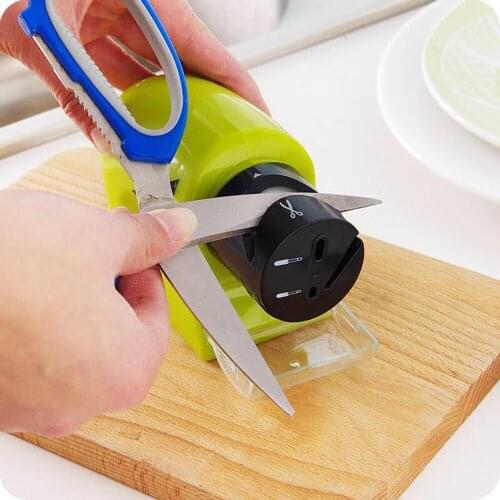 Electric Knife Sharpener Motorized Multifunction Kitchen Knife Grinder Sharpening Automatic Knife Ginder Accessories