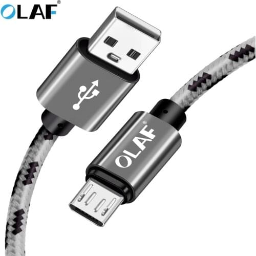 OLAF Micro USB Cable 1m 2m 3m Fast Charging For Samsung S7 Xiaomi Redmi Note Fast Charging Mobile Phone USB Charger Data Cable