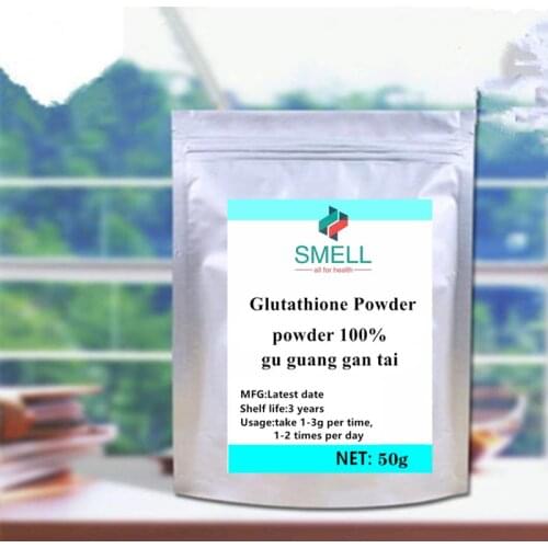 L-glutathione Glutathione Powder,GSH with Glutamic acid,cysteine,glycine 99% Whitening, skin care, antioxidant Free shipping
