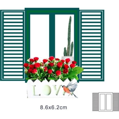 Metal cutting dies grid window frame 2020 new dies Scrapbooking craft paper knife mould blade punch stencils dies Embossing dies