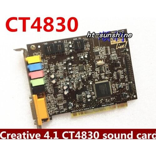 Original disassemble for Creative SOUND BLASTER LIVE CT4830 4.1 sound card working good